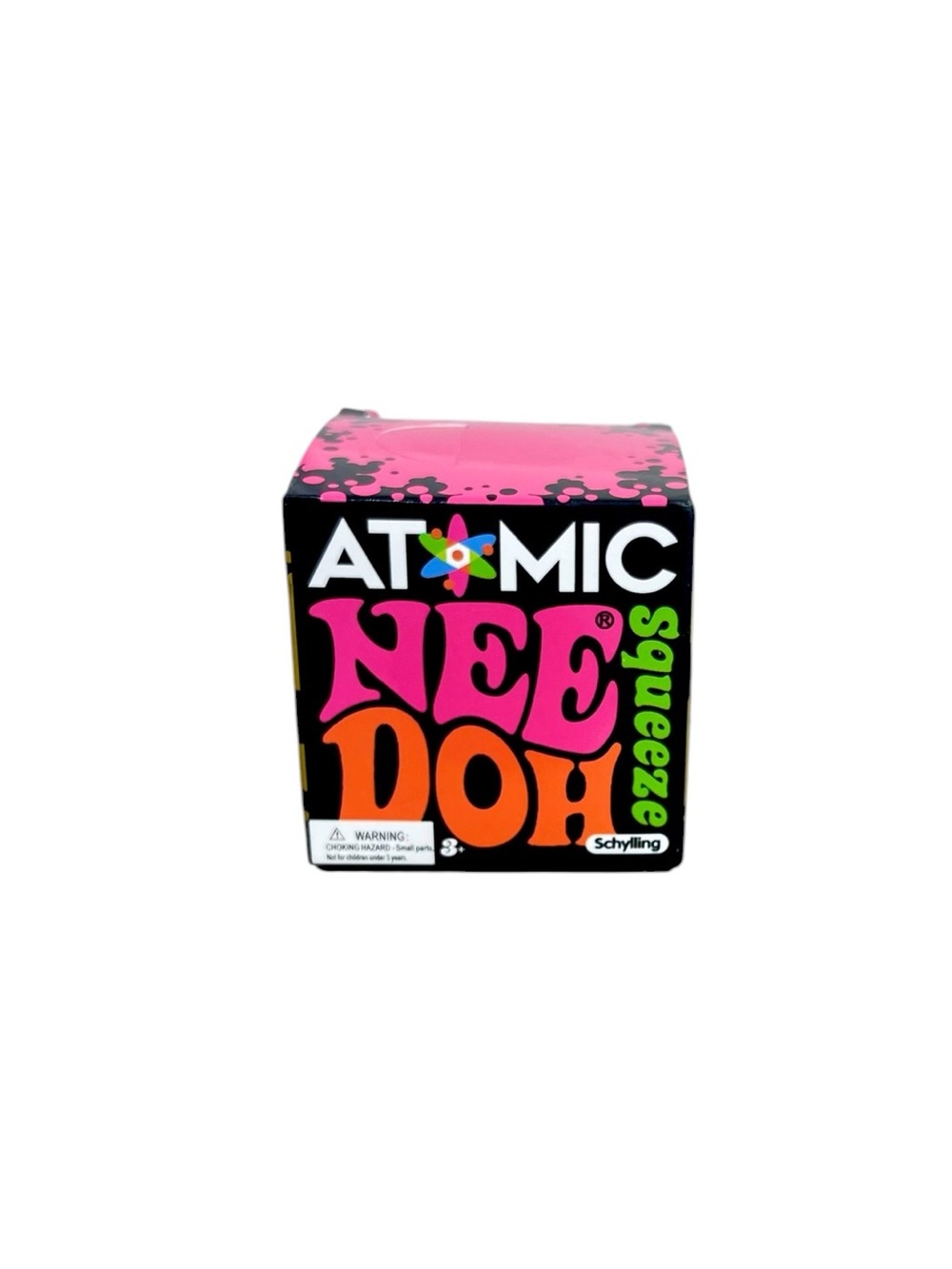 Atomic Nee Doh Squeezae Foam Ball - Pink & Orange